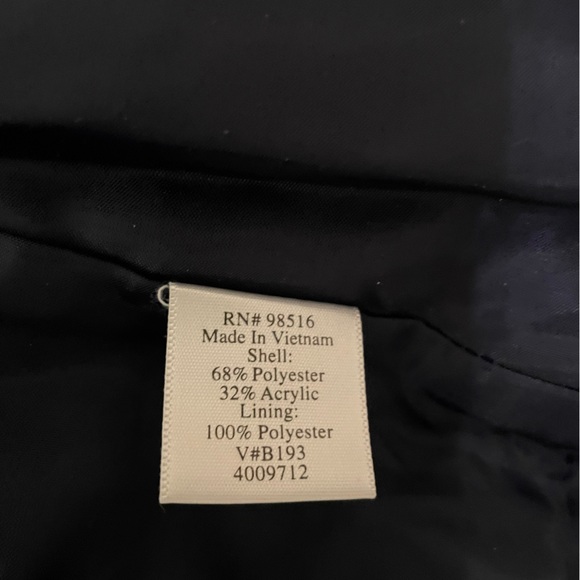 Coldwater Creek Tweed Collarless Jacket, size 14 - Picture 5 of 5